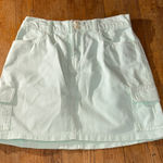 Harper Heritage Mint Green Cargo Mini Skirt 100%‎ cotton  Photo 0
