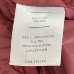 Marine layer  Laney Puffer Coat Jacket Duck Feather Down Maroon Size Medium Photo 9