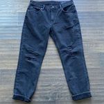 ALL SAINTS Jeans Womens Size 29 Black Distressed Muse Slim Destroyed Photo 0