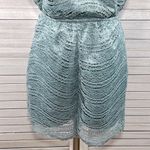 Ultra Pink UP by  Lace Romper w Cutout Bust Sage Green-Small Photo 2