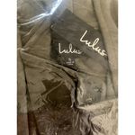 Lulus  Wild at Heart Olive Green Vegan Suede Moto Jacket S NWT Photo 5