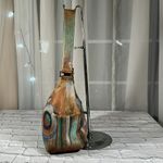 Anuschka Hand Painted Leather Purse Boho Hippie Handbag Tote India Abstract Art Photo 14