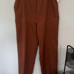 Vintage NEW Harvest Time Brown High Waisted Slacks Pants Women's Size 34 Waist Photo 0