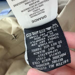 Free Country  Radiance NWT Tan Full Zip Snap Up Hooded Rain Jacket Women's Size L Photo 8