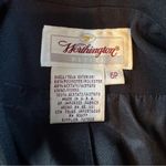 Worthington Vintage  Black Double-Breasted Blazer Petite 6 6P Photo 4