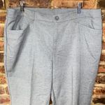 Christopher & Banks  Gray Flat Front Chino Dress Pants Women's Size 16 Short Photo 1