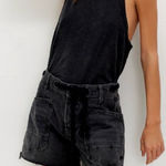 Free People NWOT  We The Free Moxie Barrel Shorts - night hawk black - 29 *IR* Photo 0