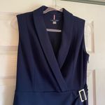 Tommy Hilfiger  4 blue business dress pencil aline midi sleeveless Photo 5
