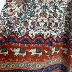 Xhilaration Romper Elephant & floral romper  Floral Elephant Print Sz M Brand New Photo 12