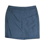 The Limited  Pencil Skirt Size 12 Chambray Blue Lined Womens Side Zip 36X20‎ Photo 0
