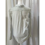 Victoria's Secret Women's  Button Down Shirt S White Light Blue Photo 1