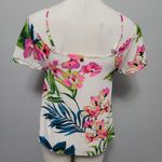 Billabong  Summer Nights floral cold shoulder blouse size small Photo 5