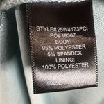 Trixxi light aqua blue peek a boo lace fit and flare dress size small. Photo 5