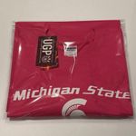 Gildan Michigan State Pink & White Short Sleeve T-Shirt Size 2XL Photo 4