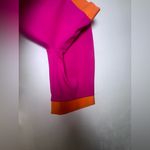 STAUD  NEW Vibrant Pink and Orange Women's Stretch Shorts Size Small Photo 2