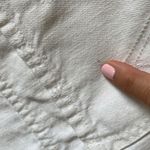 MOTHER The Loosey Fray Short Size 27 White Photo 5