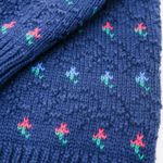 American Eagle Vintage 80s  Outfitters Blue Knit Grandpa Sweater Photo 5