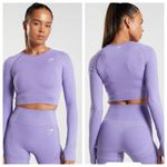 Gymshark  VITAL SEAMLESS 2.0 CROP TOP Long Sleeve size Small Photo 1