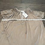 Evereve NWT  Lydia Flutter Sleeve Satin Blouse Sz M Photo 7
