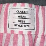 SheIn Pink and White Striped Shorts! Photo 2