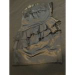 Mystic Sleek Ruffle Dress Party Cocktail Evening Black Size Small Silver Photo 5