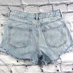 PacSun  Blue Jean Mom Shorts Distressed Casual Style Photo 3