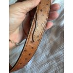 Nocona Belt size 28 with Buckle Brown Cowboy crocodile Leather Horse Rodeo Photo 3