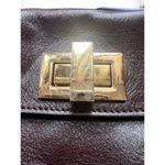 Rowallan Handmade Fine Brown Leather Crossbody Bag Purse Gold Tone Adjustable Photo 1