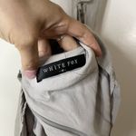 White Fox Boutique WHITEFOX gray wrap lace back mini fit and flare dress size medium Photo 5