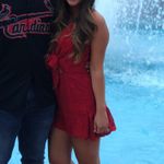 The Copper Closet  Red Lace Romper Photo 2