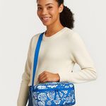 Vera Bradley Blue Floral Insulated Lunch Cooler Bag Photo 0