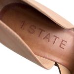 1. State Like New  Leather Embellished Sandals Tan Size 8 Photo 3