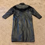 Vintage Maggie Lawrence Collection Women's Long Black Leather Jacket Size Medium Photo 8