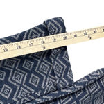 For Cynthia  Hooded Jacket Womens S Blue Wool Blend Geometric Coat Boho Folklore Photo 8