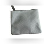 TUMI GREY TRAVEL SQUARE‎ ZIPPER POUCH COSMETICS TOILETRY BAG CASE SMALL Gray Photo 1