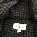 Lou & grey  Womens Pullover Tunic cowlneck dress houndstooth black & gray size s Photo 4