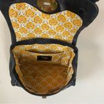 Emma Fox Kiss Lock Black Leather Bag Shoulder Purse Satchel Photo 8