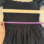 House Of CB Medium Silvana Midi Sundress Black Puff Sleeve Photo 7