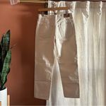 J.Crew Slouchy Boyfriend Jean Ecru Cream Beige 100% Cotton NWT Size 26 (US 2) Photo 3