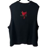 White Stag Vintage  Button Up Sweater Vest Cardinals Holiday Cabin Cozy 18W/20W Photo 4