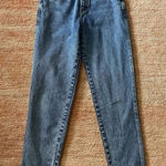 Vintage JCPenney High Waist Mom Jeans Tapered Leg Blue 100% Cotton Size 6 Photo 0