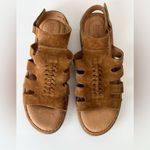 Born La Porta open toe leather sandals with ankle strap 9 Brown Photo 5