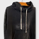 Free People NWT x Tricia Fix Zuma Denim Mix Hooded Sweatshirt Size Small Photo 5