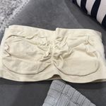 Zenana Outfitters Cream Bandeau Bra Photo 6