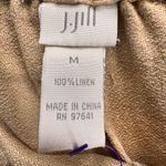 J Jill Pants Womens M Golden Brown Linen Pull On Stretch Lagenlook Soft Girl Size M Photo 8