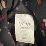 CAbi  Muse Blue Red Floral Dress Small Ditsy Flutter Sleeve Preppy Twee Academia Photo 5