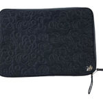 Vera Bradley  Quilted Floral Laptop Ipad Table Sleeve Case Padded Black Photo 0