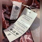 We Are HAH  Top Notch Long Sleeve Velvet Wrap Top Pink Size Medium NWT Photo 1