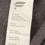 Fabletics  Top “Cute AF” Gray Wide Neck Sweatshirt Gym Casual Lounge XS Photo 4