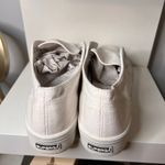 Superga  White Canvas‎ Platform Sneakers Slip-On Casual Women's Shoes Photo 6
